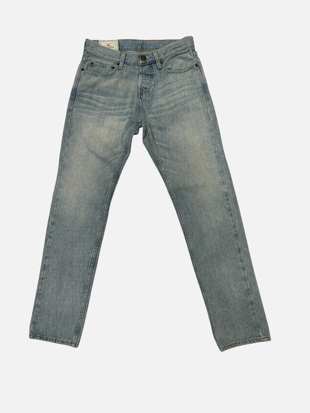 Hollister Skinny Straight Jeans – W29 L30 – Blue Denim – Classic 5-Pocket